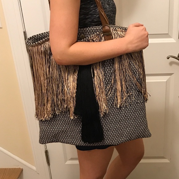 Anthropologie Boho Bag - Picture 2 of 4